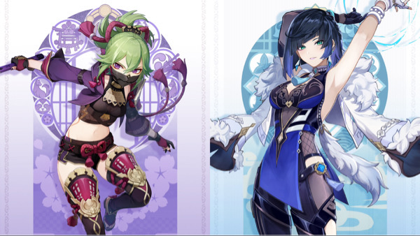 Genshin Impact’s Yelan and Kuki Shinobu officially revealed
