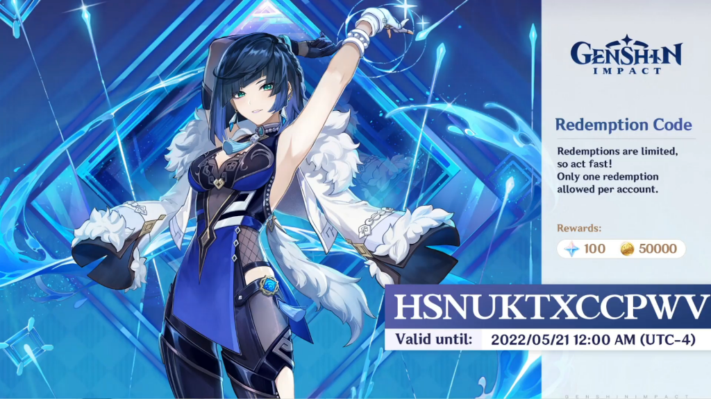 Genshin Impact 2.7 Redeem Codes – Free Primogems, Mora