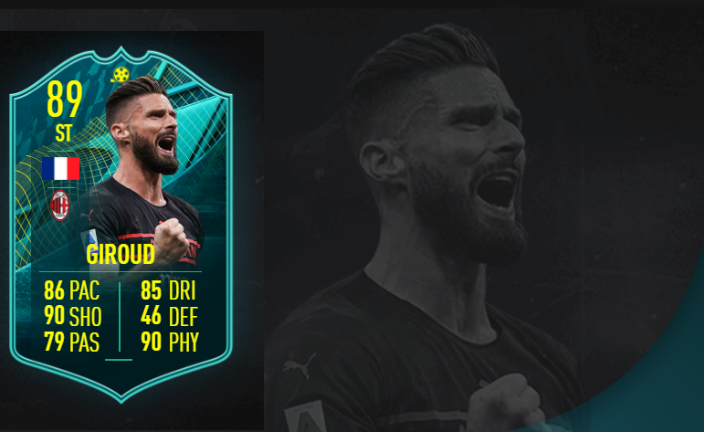 FIFA 22 Olivier Giroud Player Moments SBC – Cheapest solutions, rewards, stats