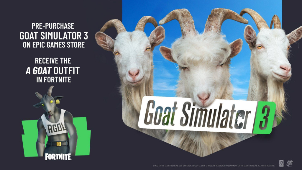 How To Get “A Goat” Fortnite X Goat Simulator 3 Skin