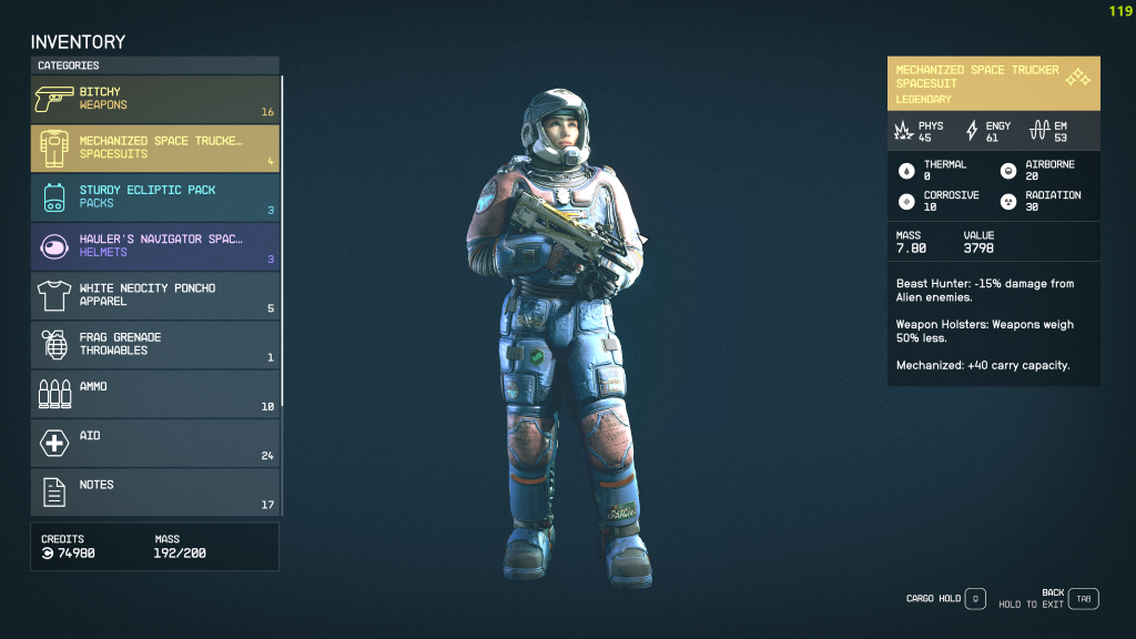 How To Increase Carrying Capacity In Starfield