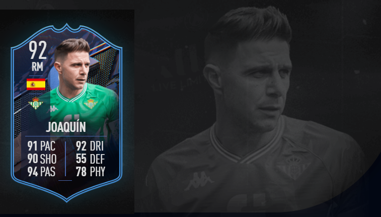 FIFA 22 Joaquín FUT Captains SBC – Cheapest solutions, rewards, stats