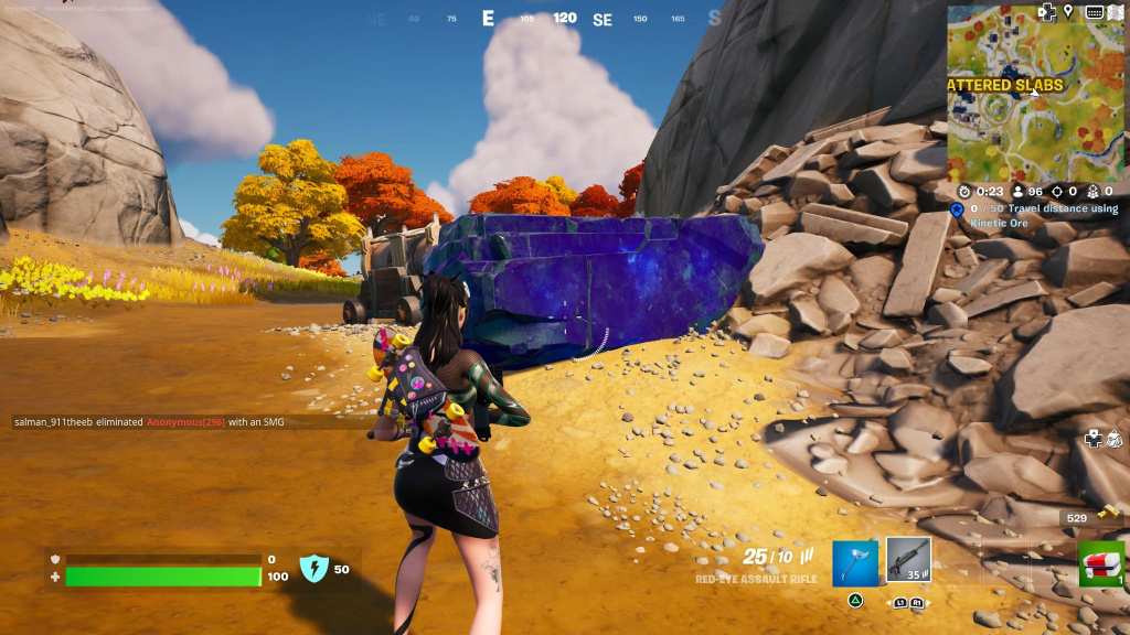 Fortnite Kinetic Ore Locations: How To Travel Distance Using Kinetic Ore