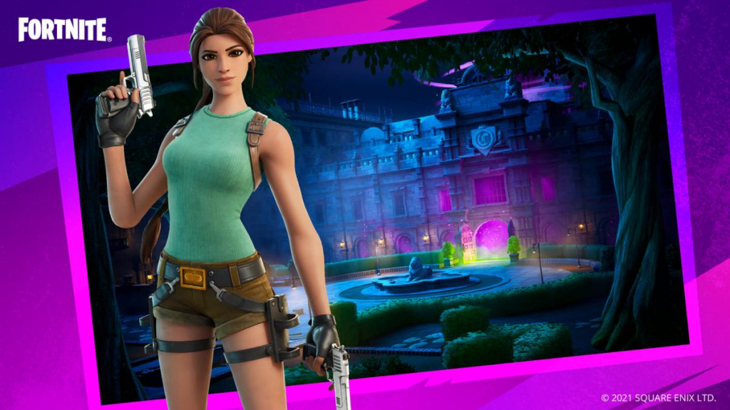 Fortnite Croft Manor Tomb Raider adventure is live