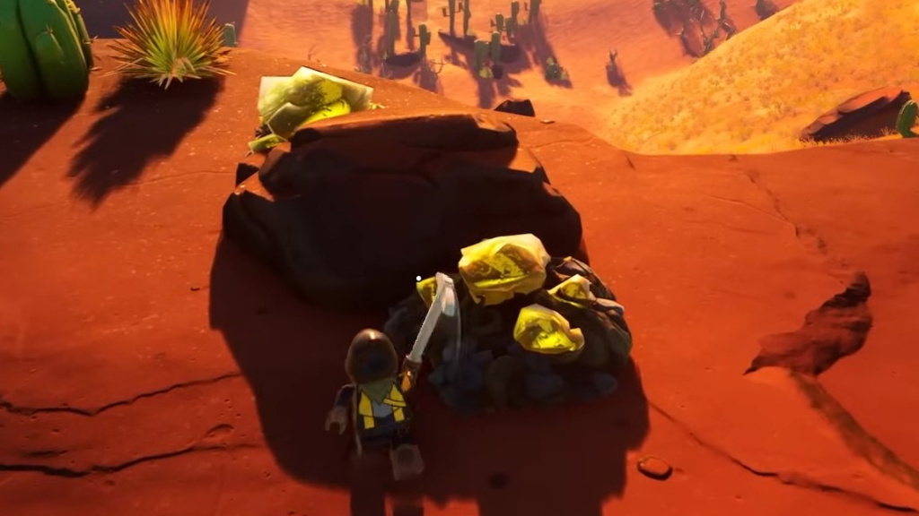 How To Mine Amber In LEGO Fortnite