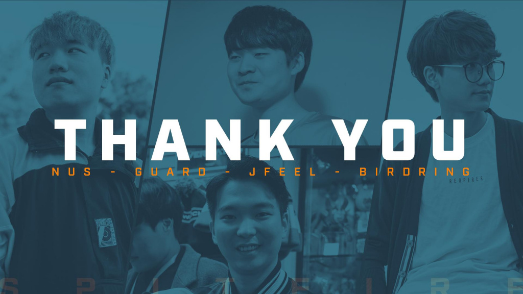 London Spitfire release birdring, Guard, NUS and JFeel