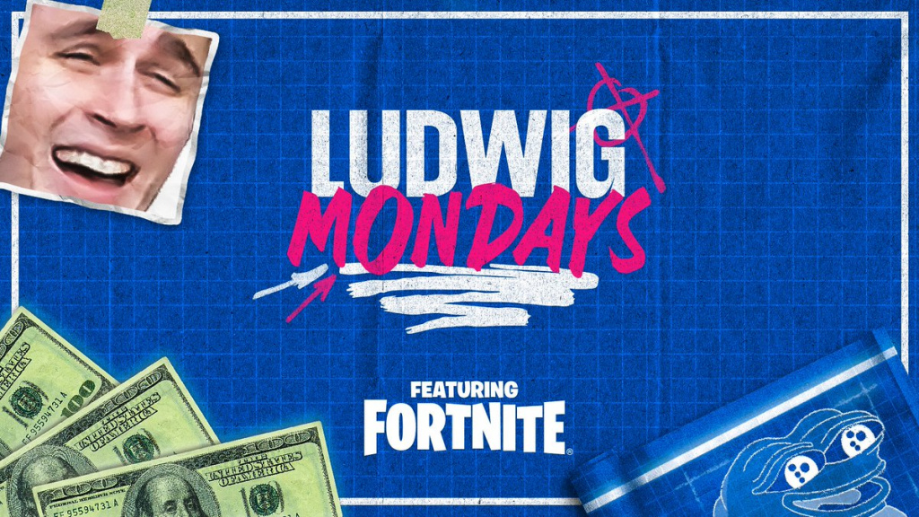 Ludwig Monday’s Fortnite event gets $100k prize pool