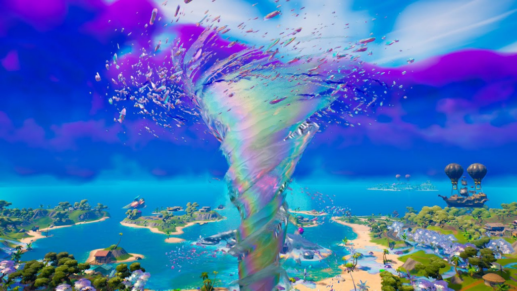 How To Enter a Chrome Vortex in Fortnite