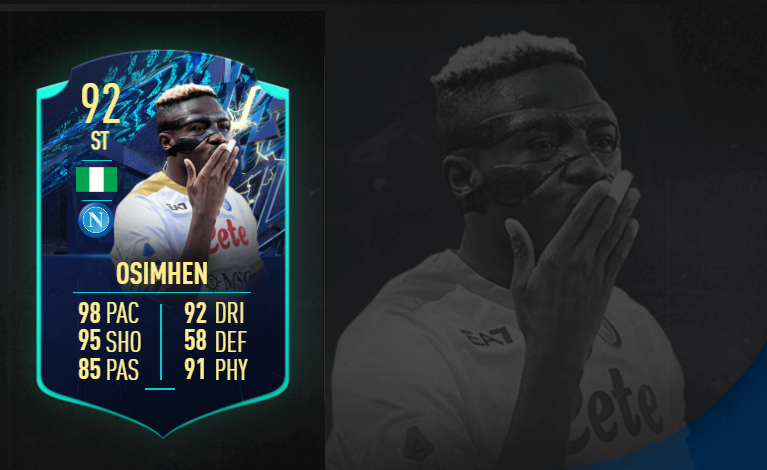 FIFA 22 Victor Osimhen TOTS Moments SBC – Cheapest Solutions, Rewards, Stats