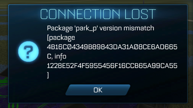 How to fix Rocket League version mismatch
