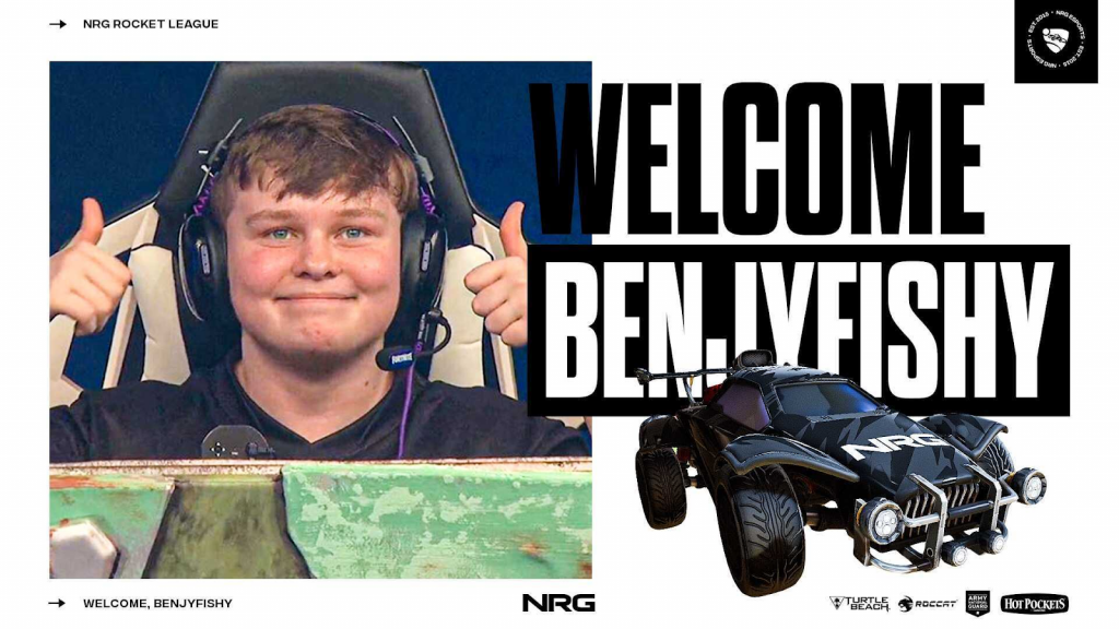 Fornite’s BenjyFishy ‘joins’ NRG’s Rocket League team as substitute to the substitute