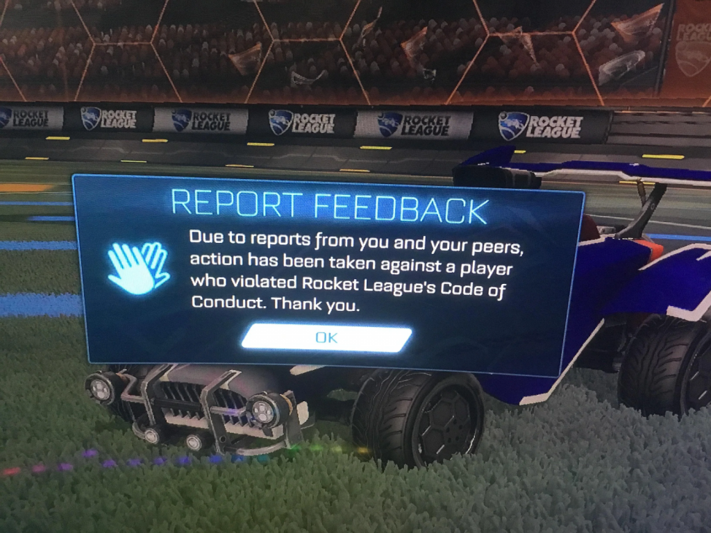 Rocket League players can now be reported for intentionally throwing matches