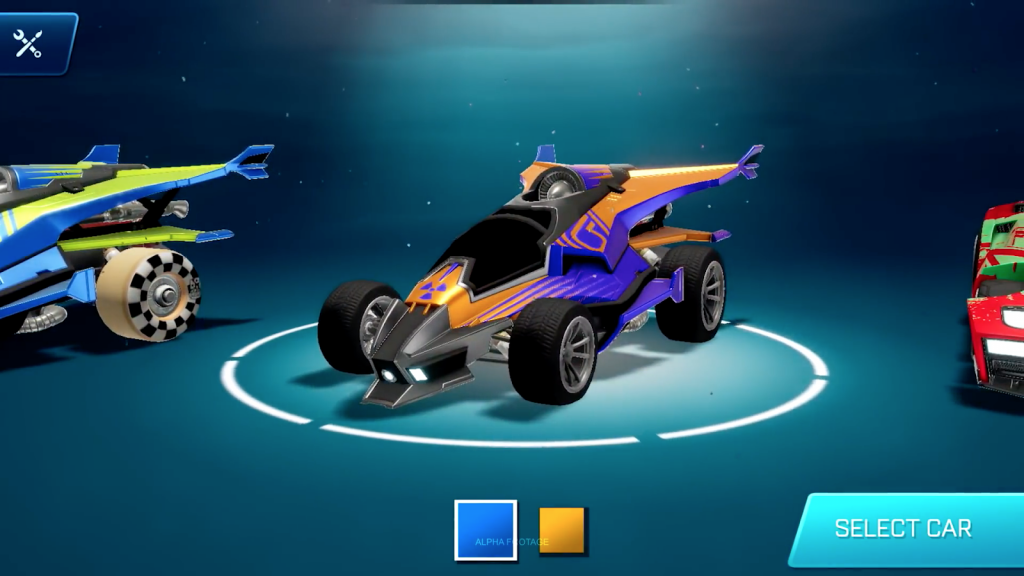 Best car to use in Rocket League Sideswipe