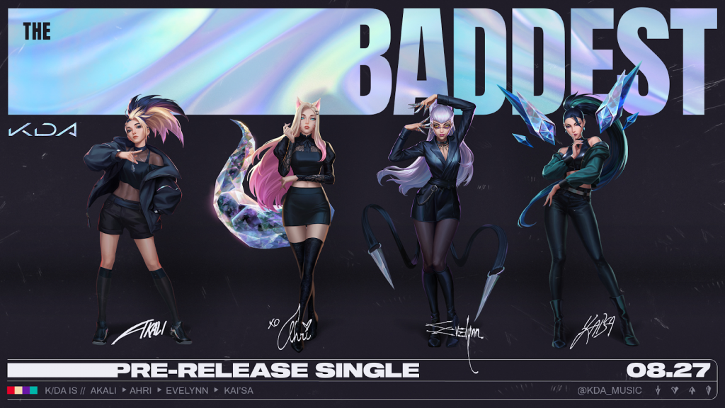 K/DA’s triumphant return is heralded by their latest single, The Baddest