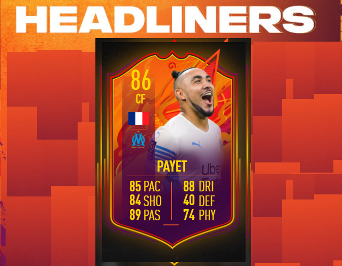 FIFA 22 Dimitri Payet Headliners SBC: Cheapest solutions, rewards, stats