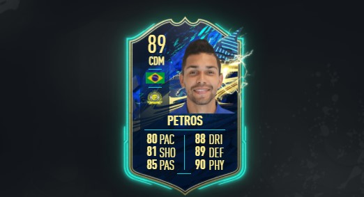 FIFA 21 Petros TOTS SBC: Cheapest solutions, rewards, stats