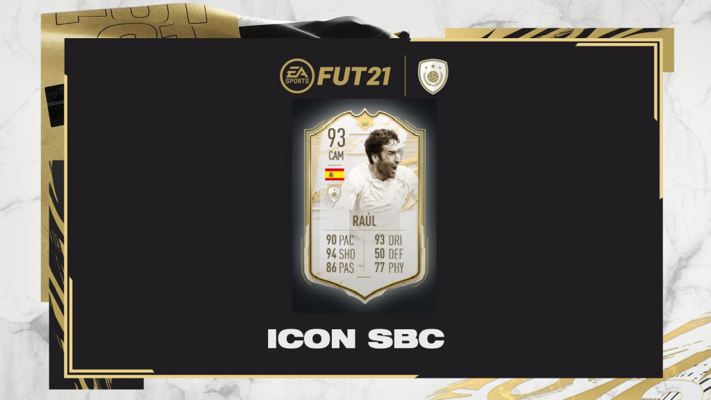 FIFA 21 Raúl Icon SBC: Cheapest solutions, rewards, stats
