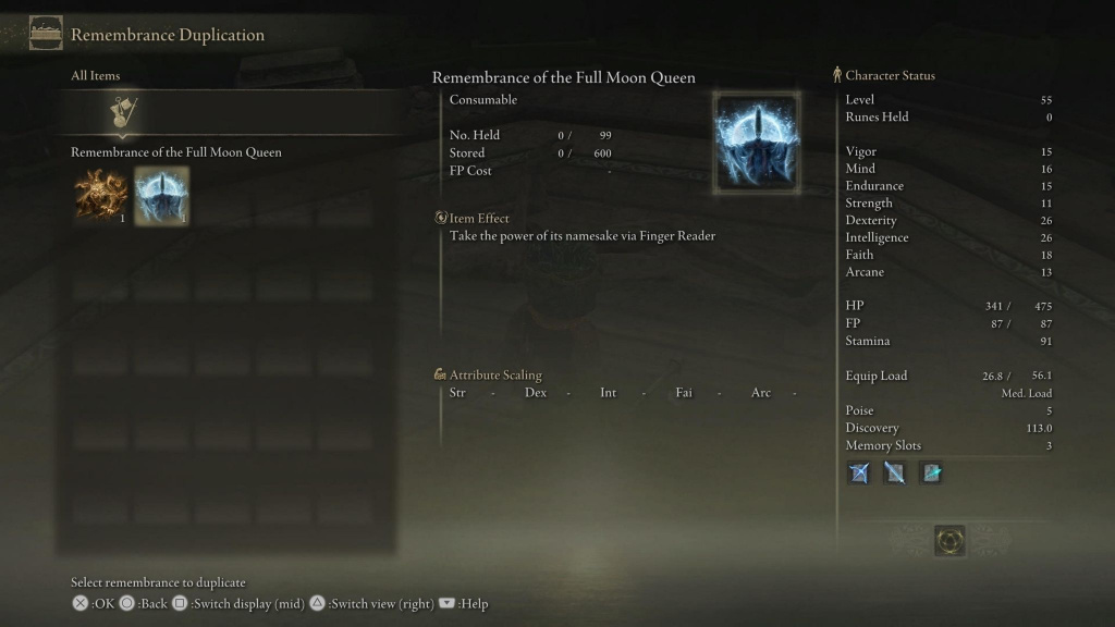 How to duplicate Remembrance in Elden Ring