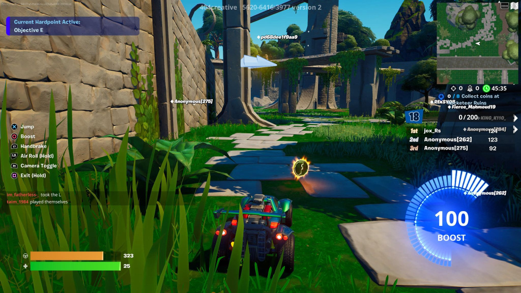 Fortnite Chapter 3 Season 4: How To Collect Coins in Rocketeer Ruins