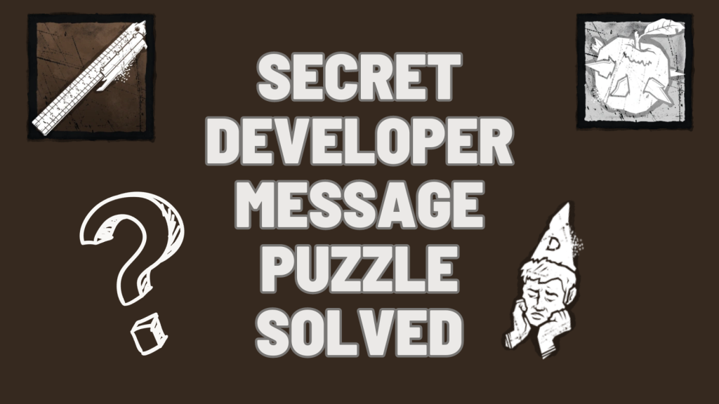 Dead By Daylight’s Teacher Killer Secret Revealed: “Git Gud”