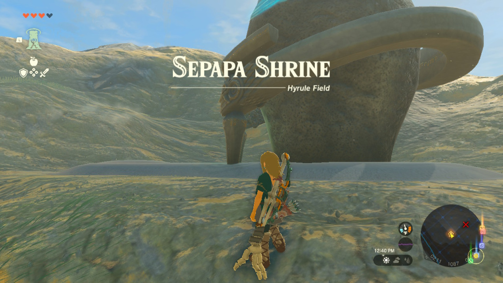 Zelda Tears of the Kingdom Sepapa Shrine Shrine Location & Solution