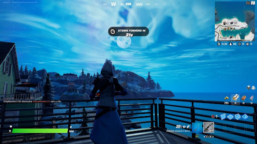 How to ram a snowman with a vehicle in Fortnite