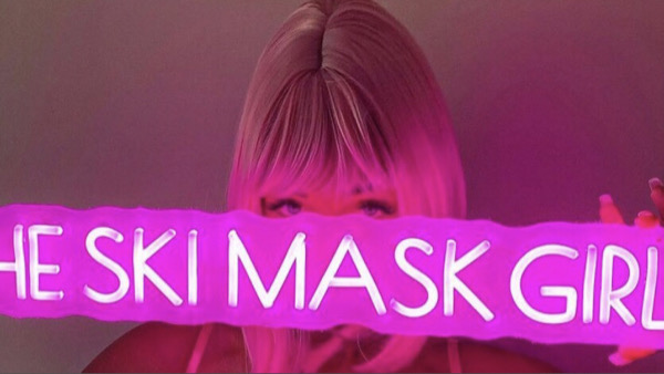 TikTok star TheSkiMaskGirl accidental face reveal thanks to excited dog