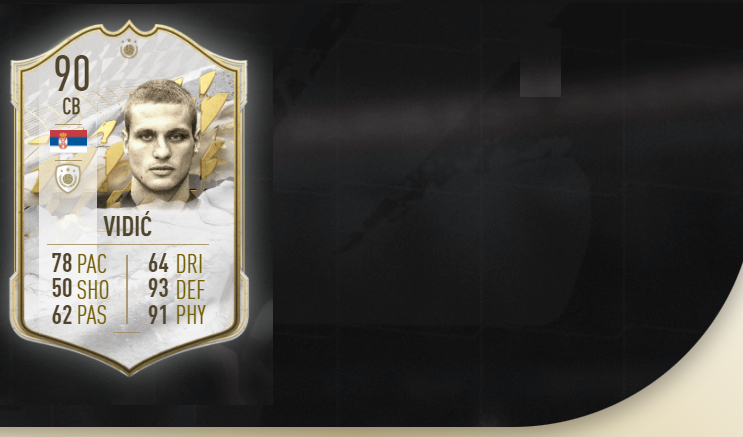 FIFA 22 Nemanja Vidić SBC: Cheapest solutions, rewards, stats