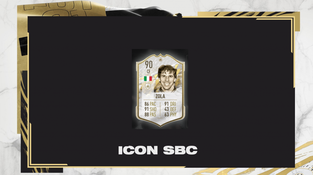 FIFA 22 Gianfranco Zola ICON SBC: Cheapest solutions, rewards, stats