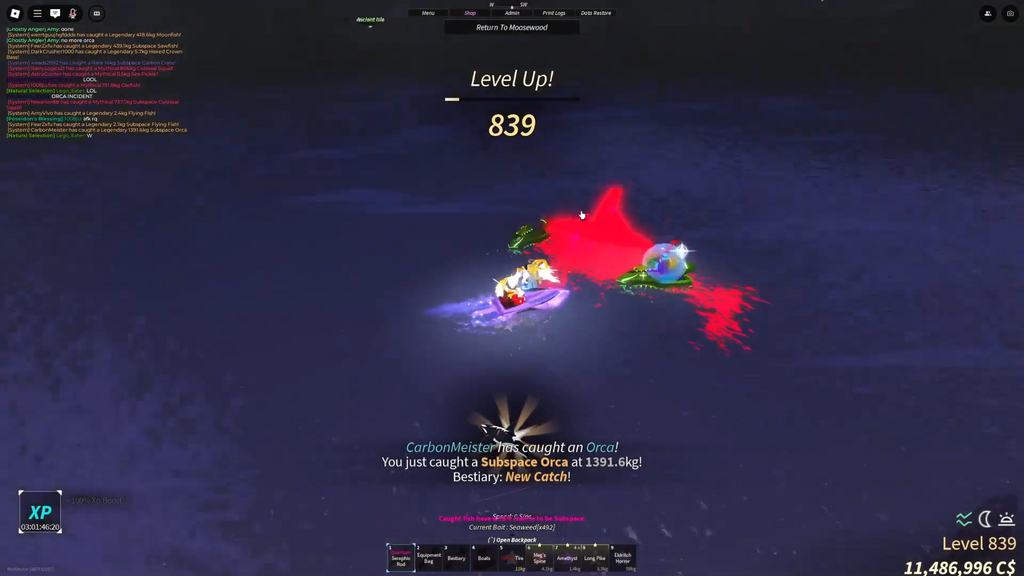 Fisch Orca Hunt Event: How To Find Orca