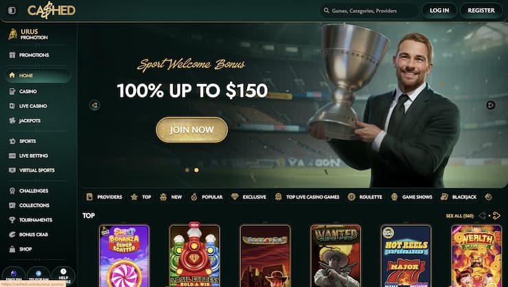 A look at Cashed and its generous 0 sports welcome bonus.