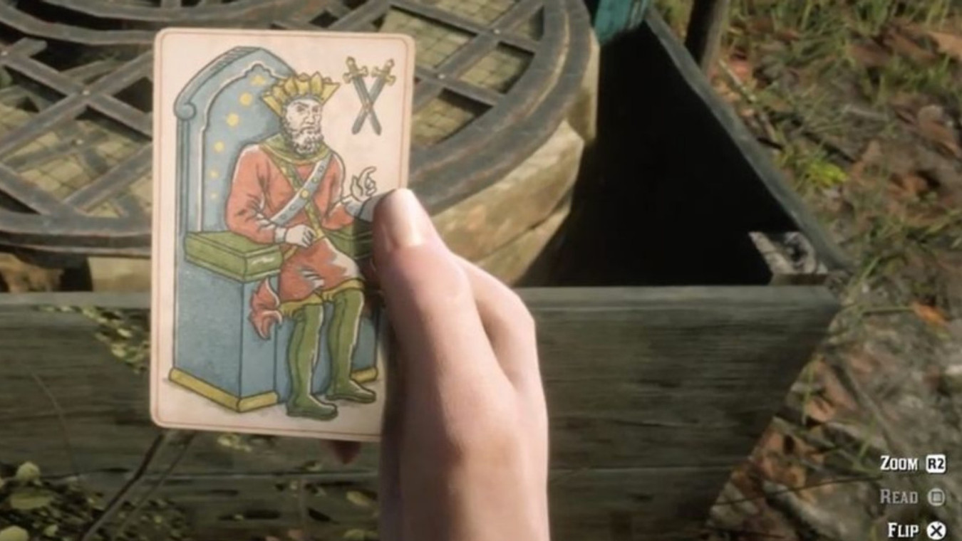 Red Dead Online Tarot Card Suit of Swords Locations