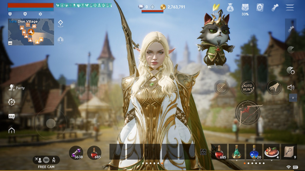 Lineage2M release date features device requirements download file size gameplay graphics