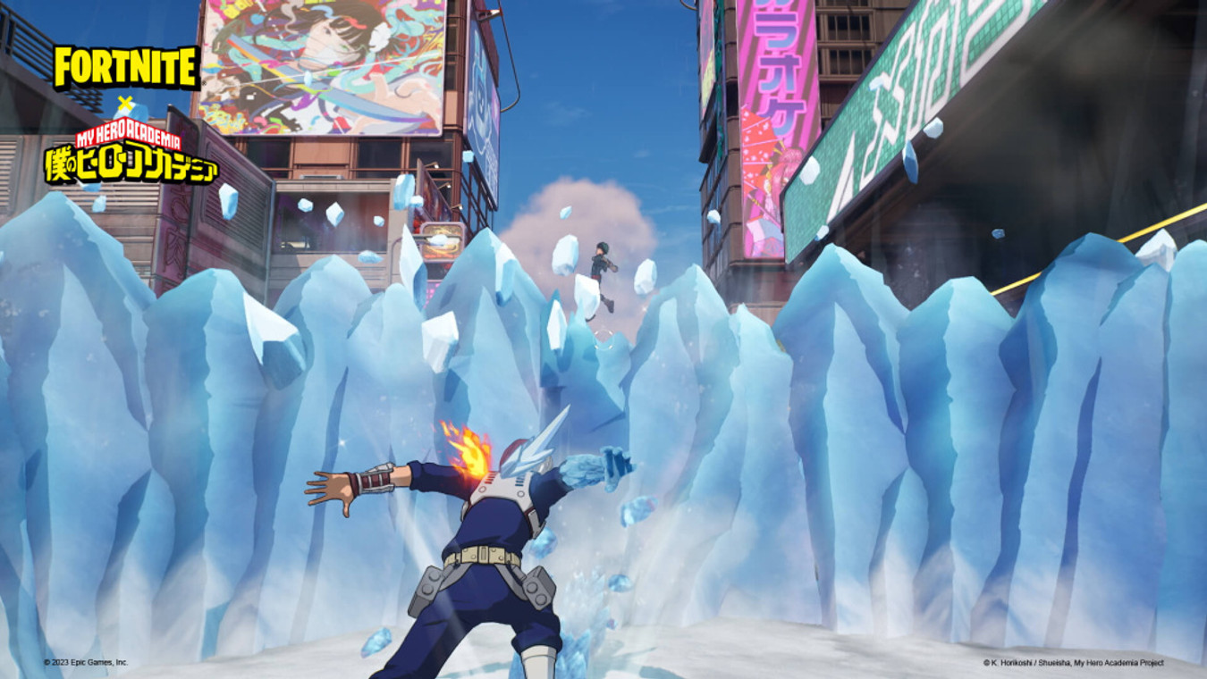 Fortnite: Where To Find Todoroki’s Ice Wall