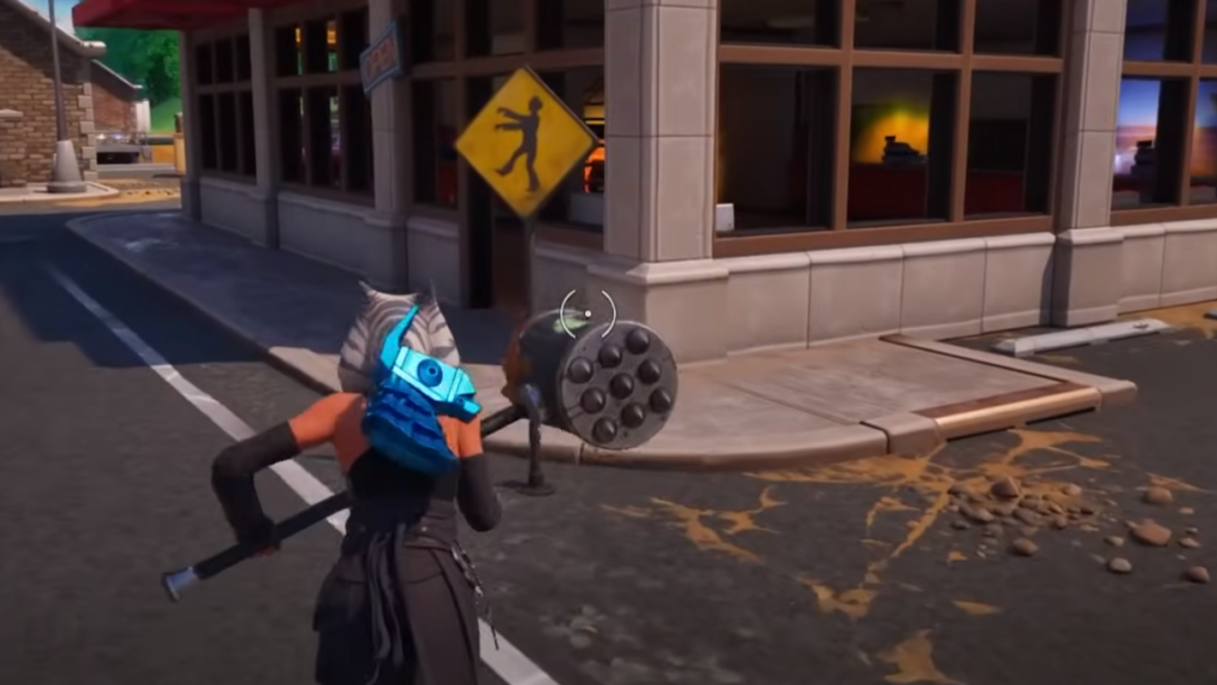 How To Assist In Destroying Zombie Road Signs In Fortnite
