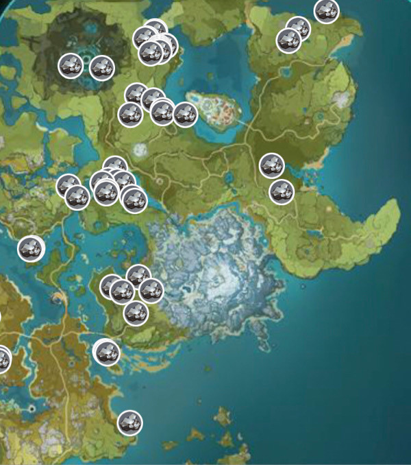 Genshin Impact White Iron chunks How to mine, best farming locations