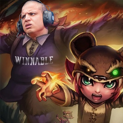 Riot Games honours Tyler1 reaching Challenger by changing Twitter profile art to photoshopped picture of his face.