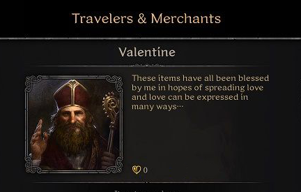 Dark and Darker Valentine Merchant