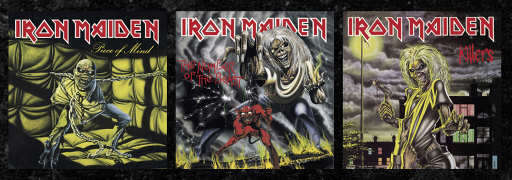 Iron Maiden album covers