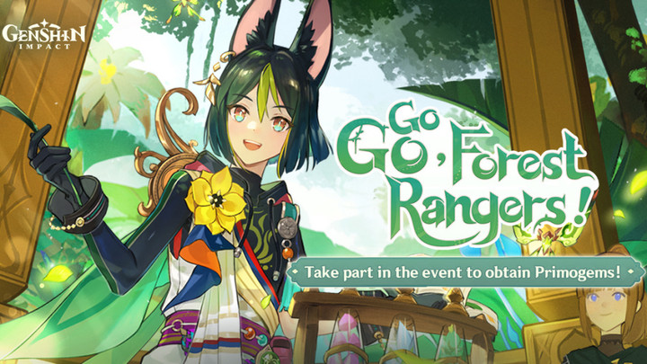Genshin Impact Go Go, Forest Rangers! Web Event - How To Play And Rewards