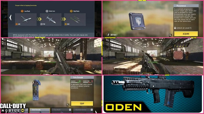COD Mobile Season 5 2022 APK download links file how to install test build content oden new weapon persistence perk