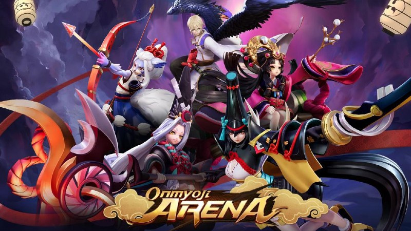 Onmyoji Arena features anime-esque characters. 