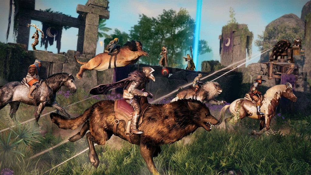 New World Outpost Rush will allow mounts. 