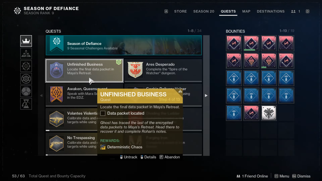 Destiny 2 Unfinished Business Quest Walkthrough. (Picture: WoW Quests YouTube)