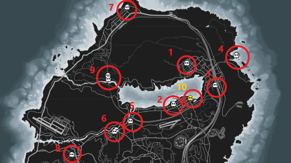All GTA Online Ghosts Exposed Ghost Locations (Halloween 2023) GINX TV
