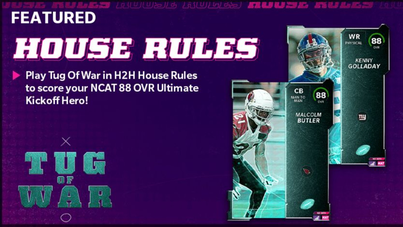 Ultimate Kickoff House Rules comes back to Madden 22 with Tug-of-War