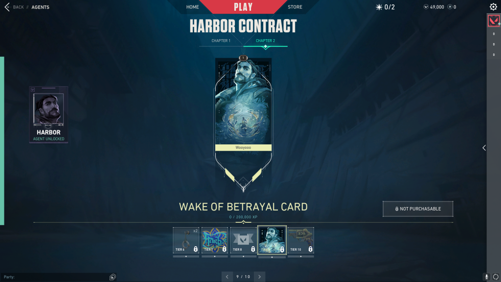 Additional rewards for completing Harbor contract.