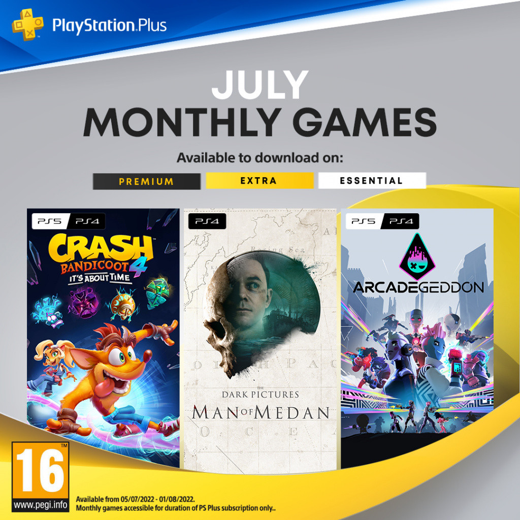PlayStation Plus July 2022 all games