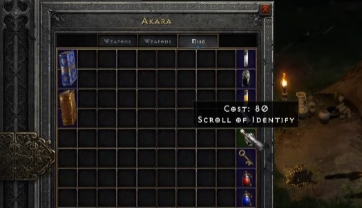Diablo 2 resurrected how to identify items free deckard cain scroll of identify tome of identify inventory