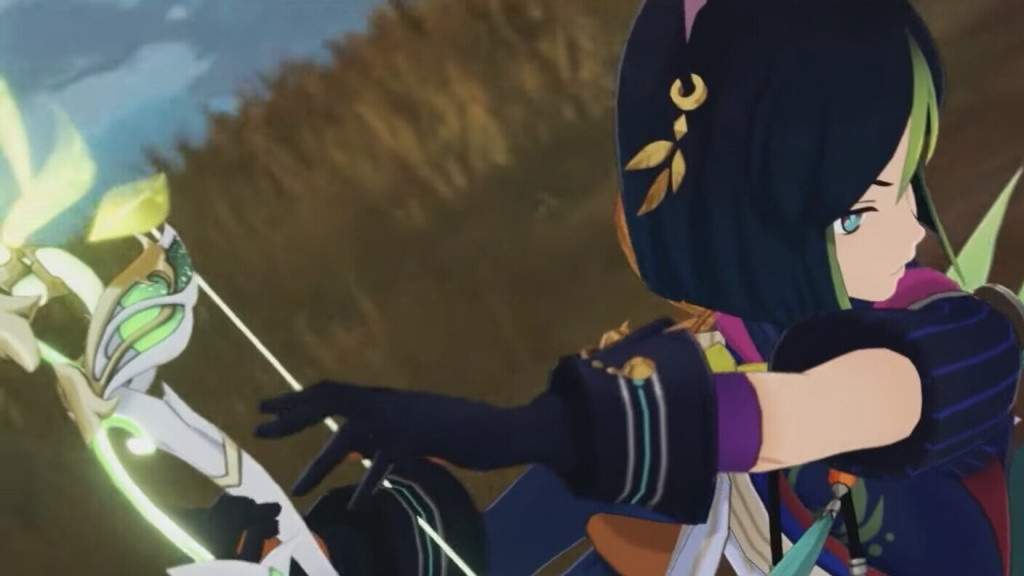 genshin impact 3.0 update tighnari dendro character talents bow weapon burst damage dealer